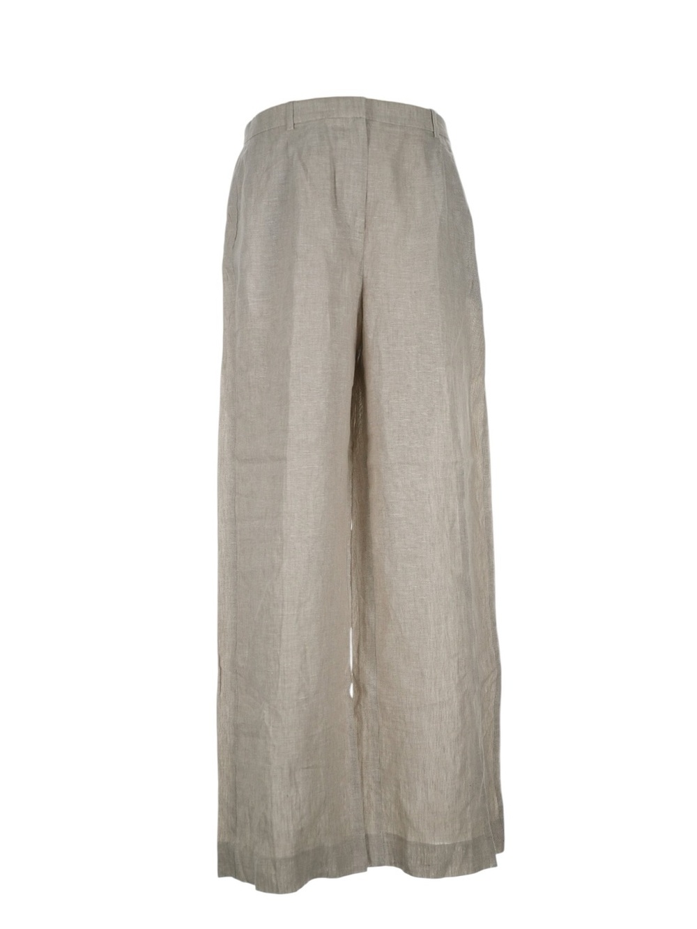 J. Crew Wide Leg Essential Pant in Linen Size 12 Tan Workwear Office Summer NWT